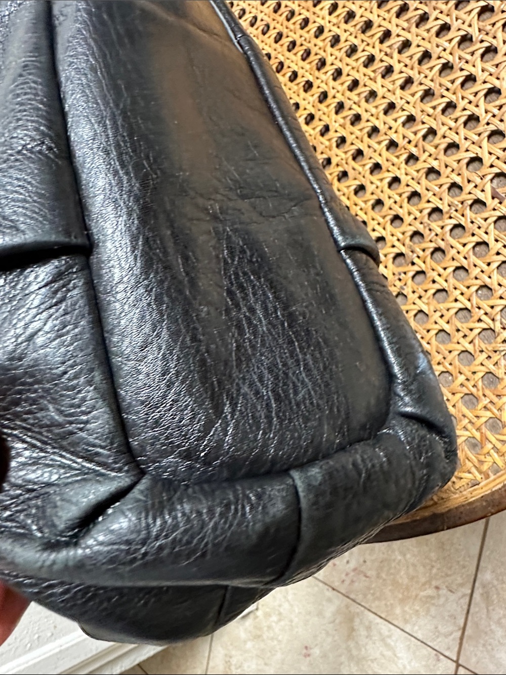 Coach Black Pebbled Leather Shoulder Hobo - Picture 7 of 14